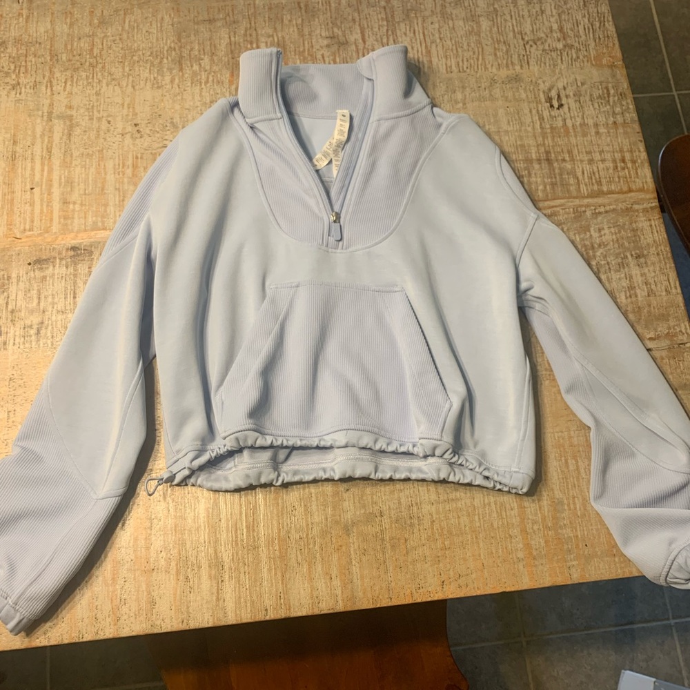 Lululemon brushed softstreme half zip